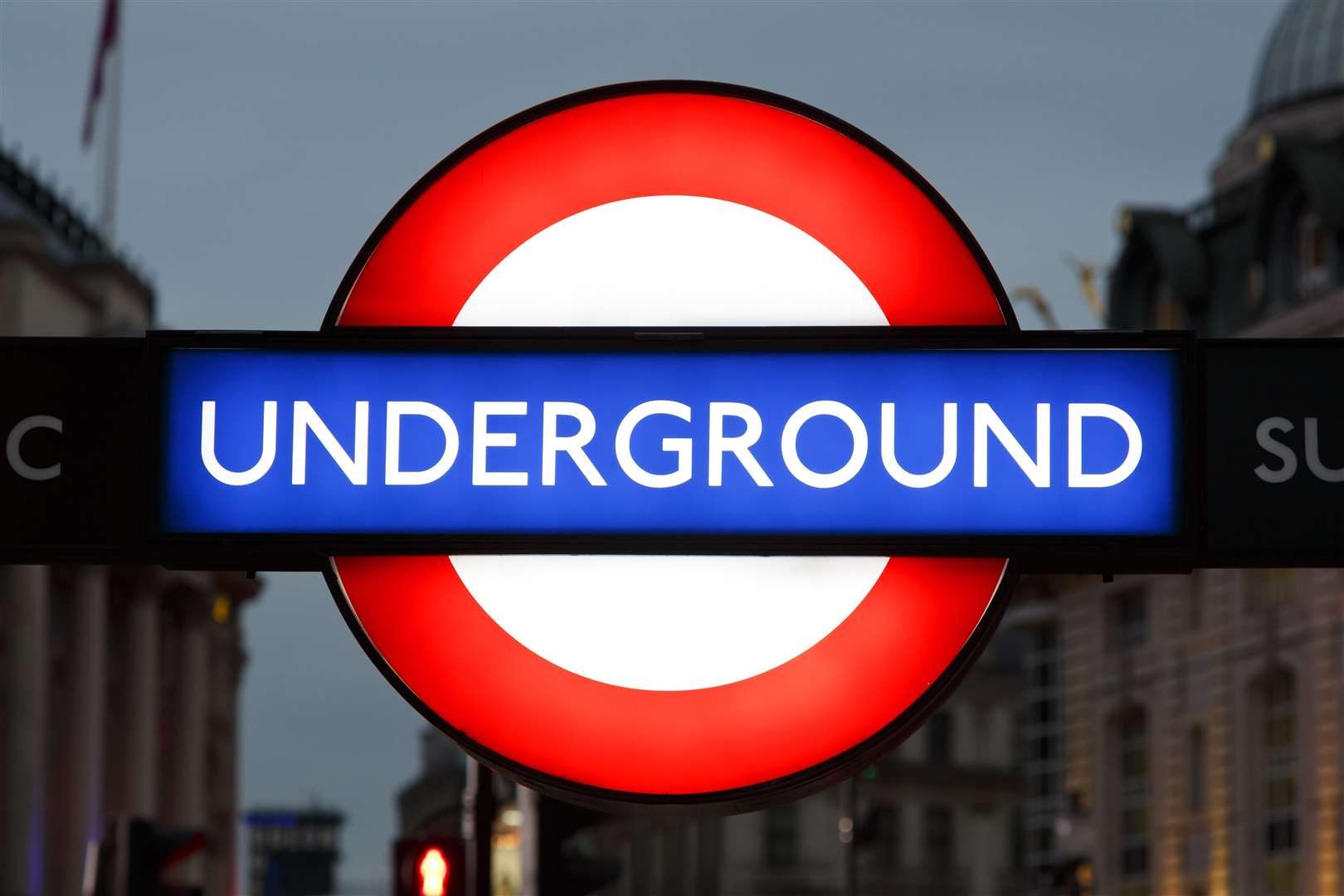 London Underground services will also be affected
