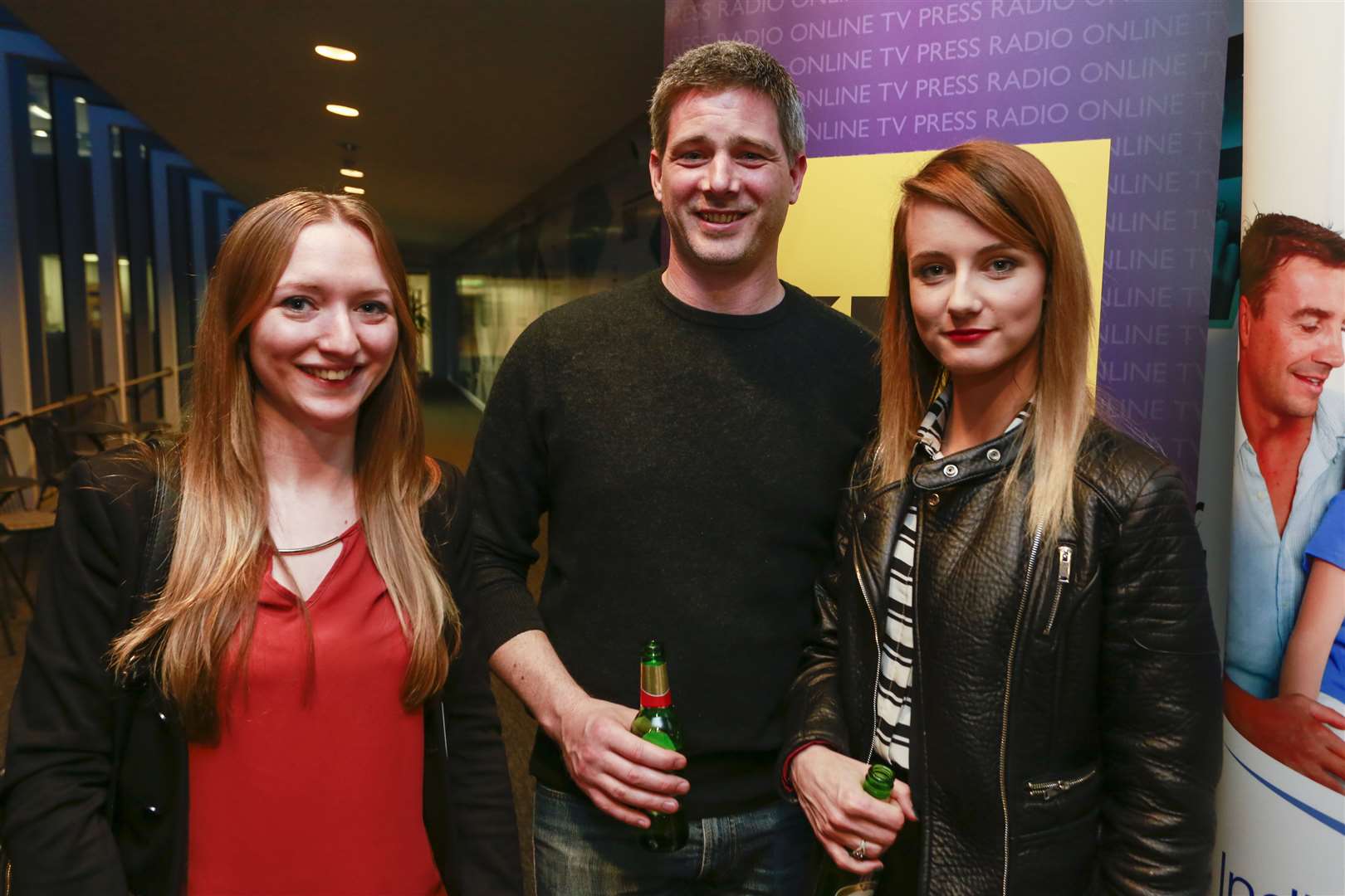 From left, Lisa Steer of Whitehead Monckton, Lee Hutton of Sleeping Giant Media and Kelly Culver of Violet Vibes