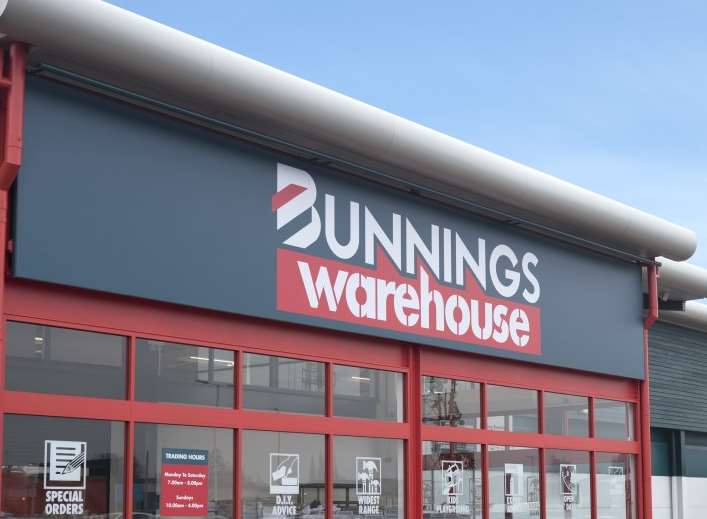 This is the first Bunnings Warehouse in St Albans, and it is thought the Folkestone premises will look similar