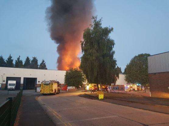 The fire at Paddock Wood (2691509)
