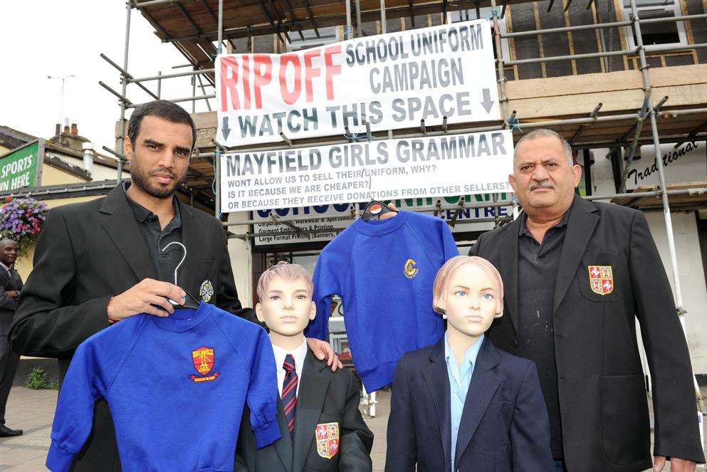 School Uniform Shop, Barrack Row, Gravesend - Jay Sandhu and Dilip Ahluwalia