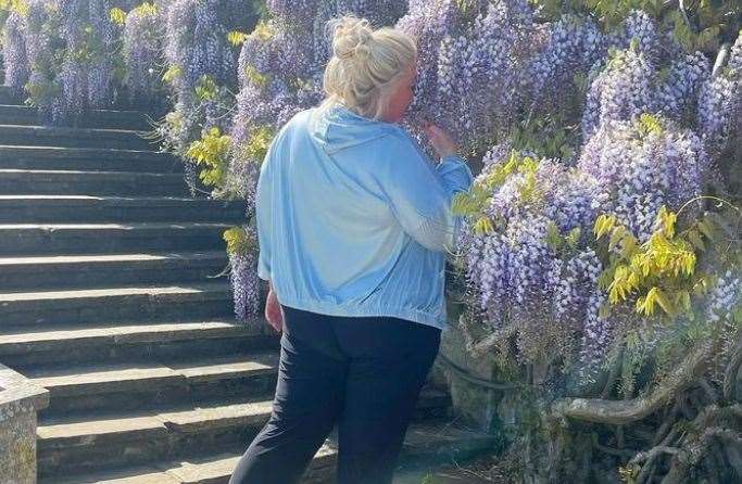 The Towie star described the park as the "most beautiful place". Picture: @gemmacollins on Instagram