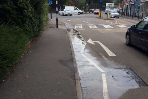 Thames Water has cleared up the mess from the sewer three times in the space of month