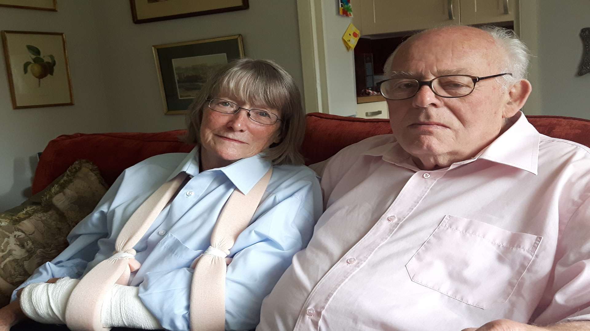 Joan and Edward Wright, both 80