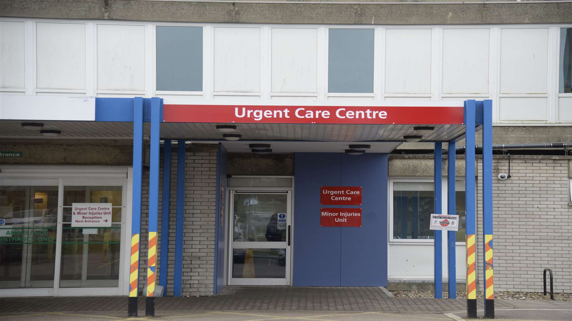 The urgent care centre at the Kent and Canterbury Hospital
