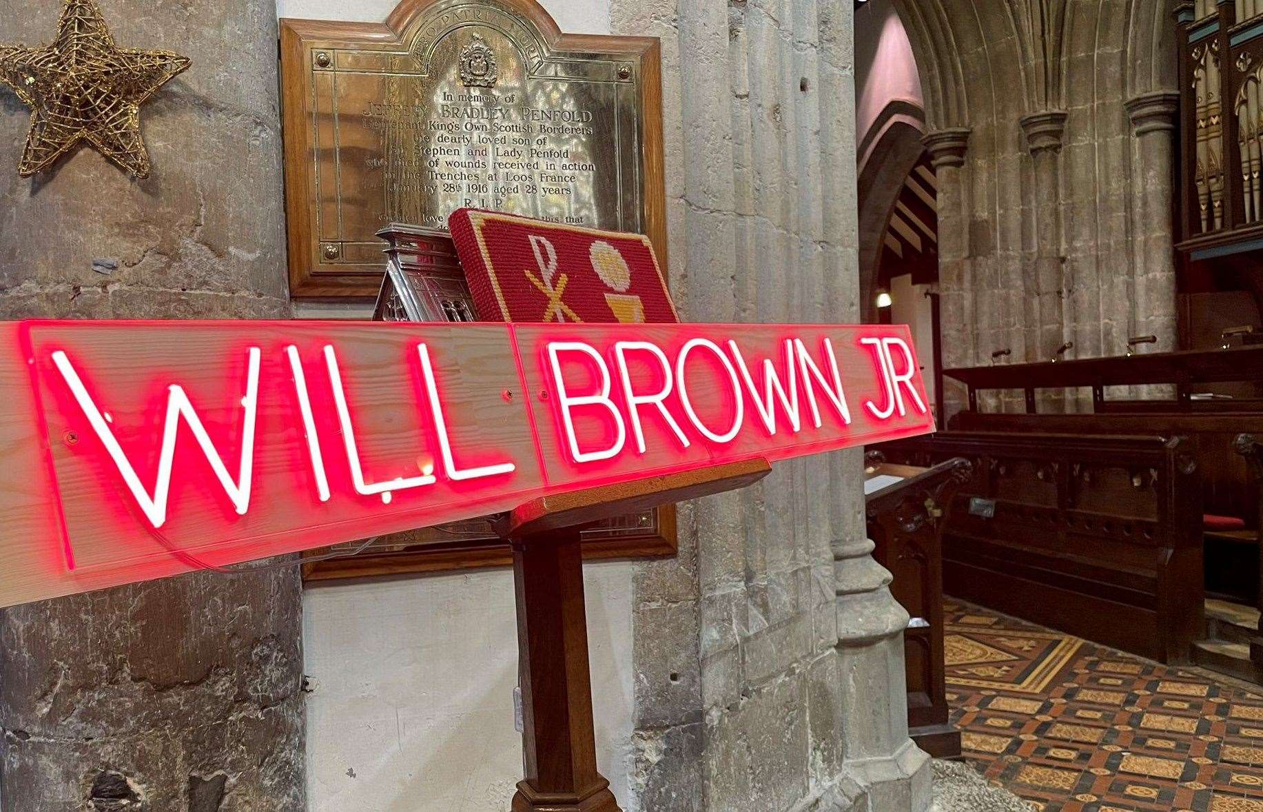 Inside The Church of St Mary and St Eanswythe in Folkestone ahead of William Brown's funeral. Picture: Gabriel Morris