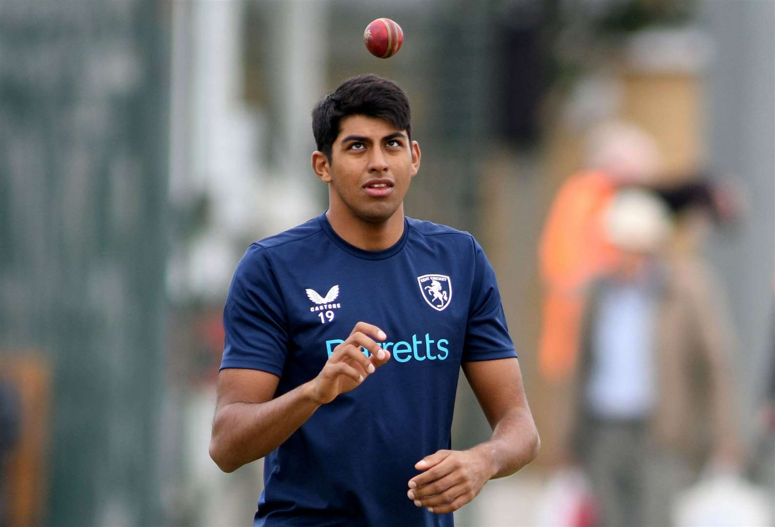 Kent's Jas Singh – took three wickets on his List A debut at Blackpool. Picture: Barry Goodwin