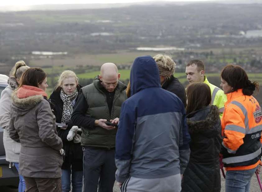 Friends, family and other volunteers coordinated a Christmas Eve search last night