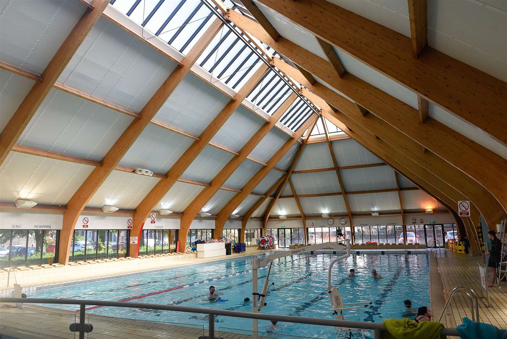 The indoor pool will reopen in September. Picture: Alan Langley