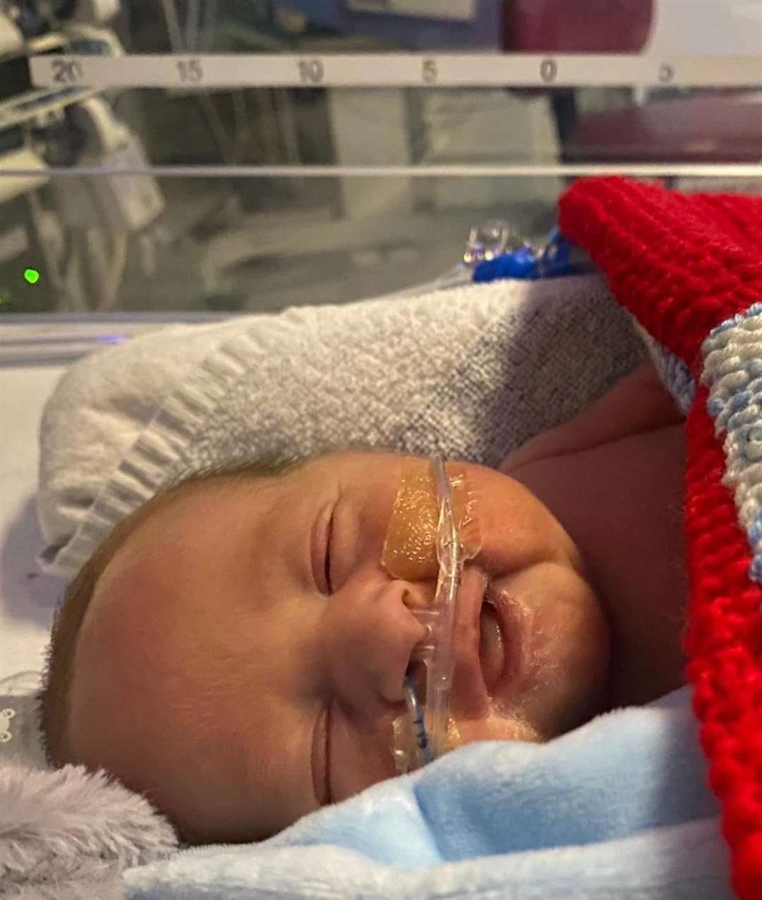 Little Henry was born three months early