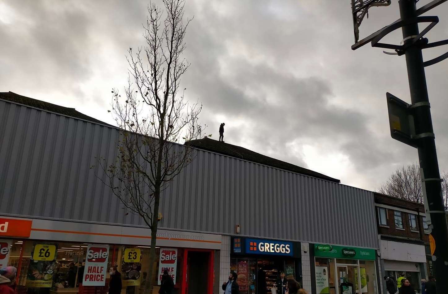 Three teenagers were arrested after climbing rooftops. Picture: James Chespy