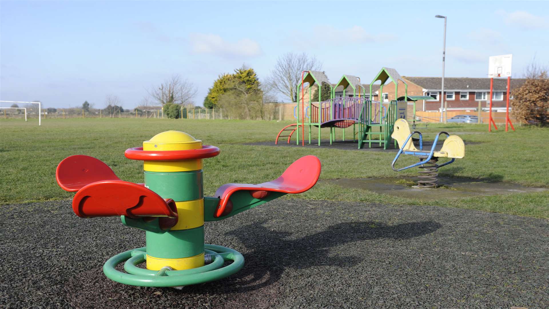 Playpark, The Meadow, Teynham, which has been repeatedly vandalised