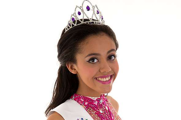 Sofia Mayers, 15, from Lyminge, was crowned Teen Princess of the World.