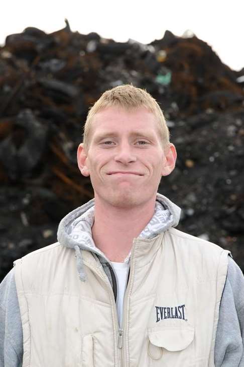 Peter Doyle accidentally started Gravesend's tyre fire