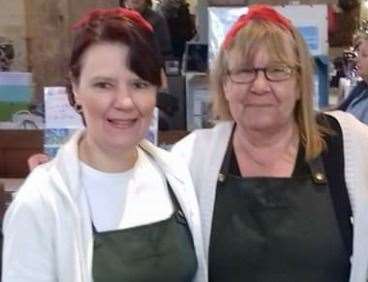 Carol Philpott and Lisa Farnes, founders of the Sandwich Nostalgic and History Group have been chosen to switch on the lights