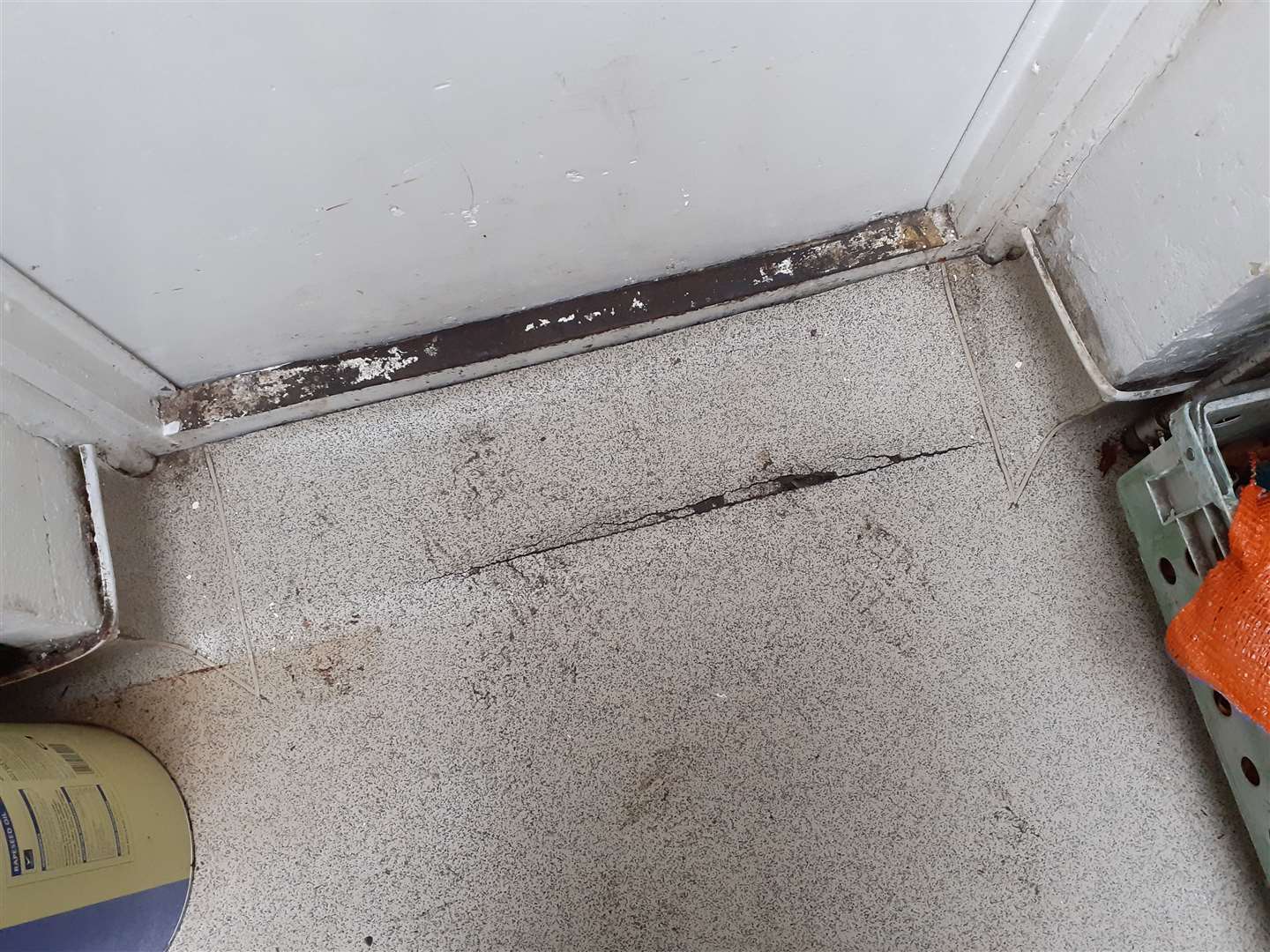Dirt on the floor in Rico Sabor. Picture: Picture: Gravesend Borough Council