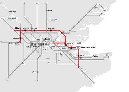 Lord Foster's plans for a new rail network around London.