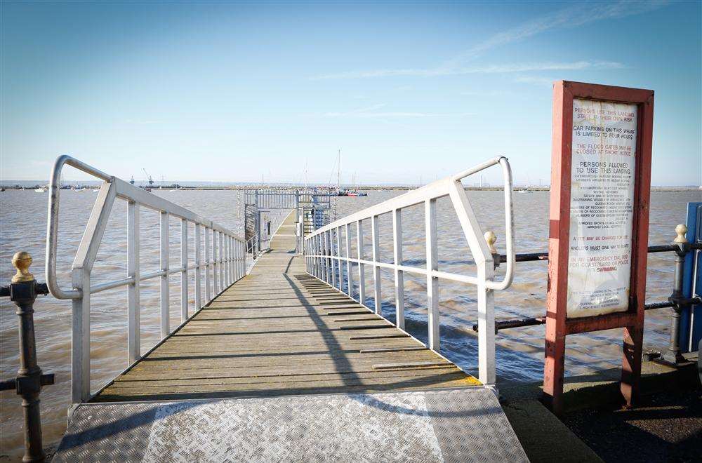 An appeal has been issued to save Queenborough's all-tide landing