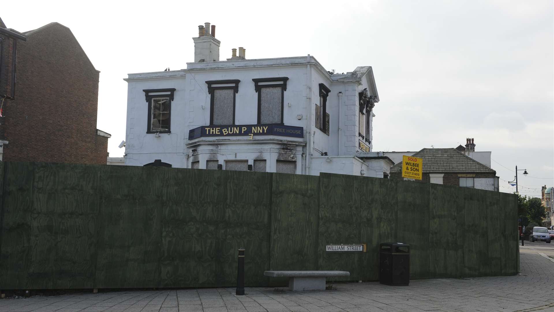 The former pub has been the town's biggest eyesore since 2011