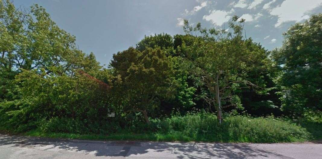 Officers have located the body of a man in woodland off Hospital Hill. Photo: Google Street View