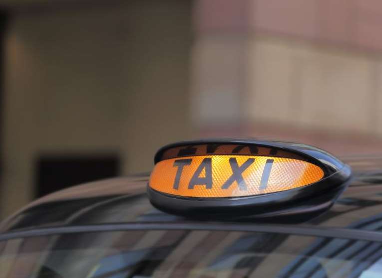 The taxi driver prevented the scam. Stock image.