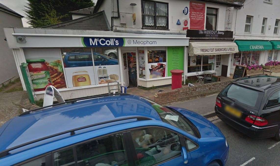 The robbery happened at a shop in Neville Place, Wrotham Road, Meopham (8257248)