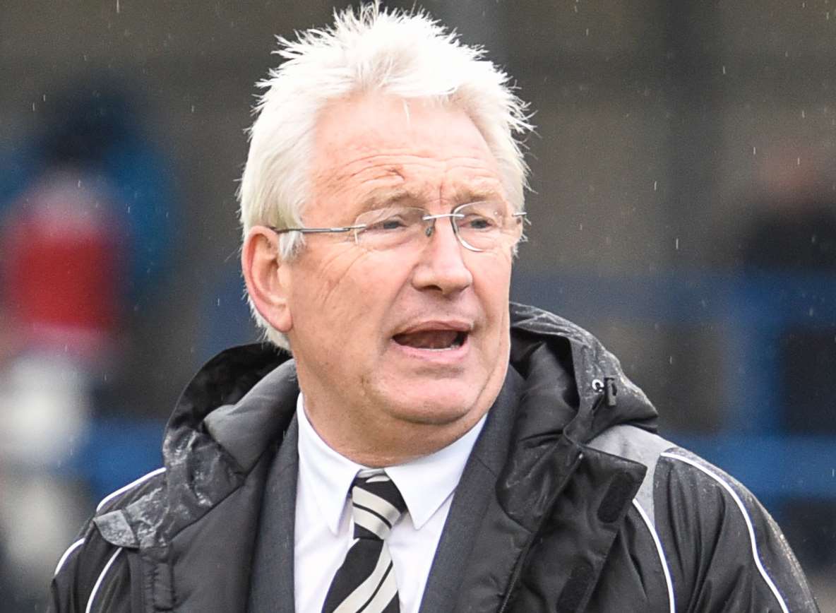 Chris Kinnear's Dover will be at home in the FA Trophy second round Picture: Alan Langley