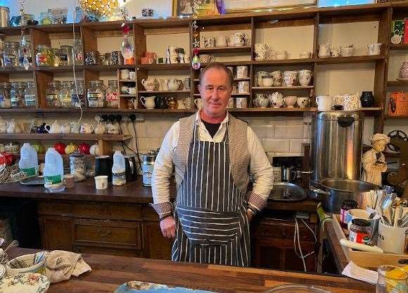 Steve Jackson runs Jacksonwood Vintage Tea Rooms in Sheerness High Street