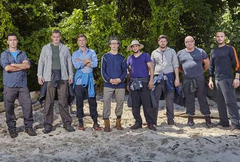 The men taking part in this year's show. Picture: The Island, Channel 4