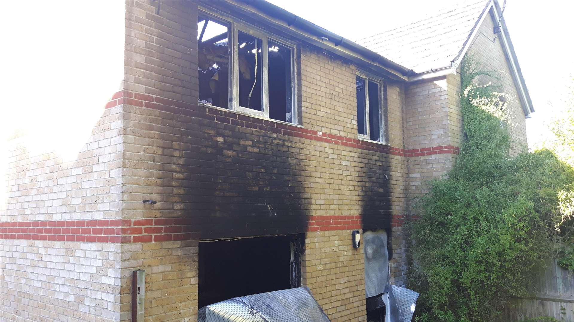 The third arson attack at Randolph Road last August.