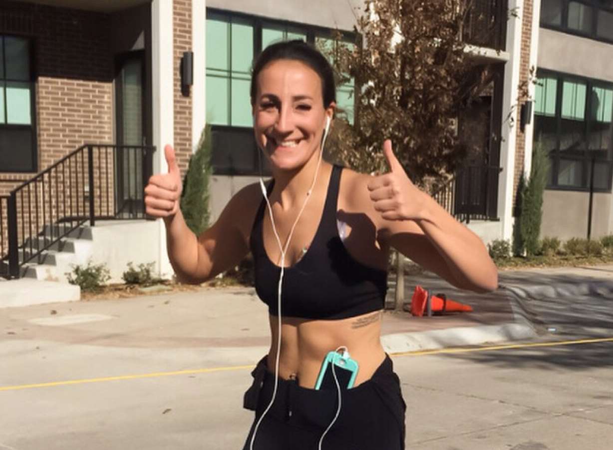 Katya completed the Dallas Marathon