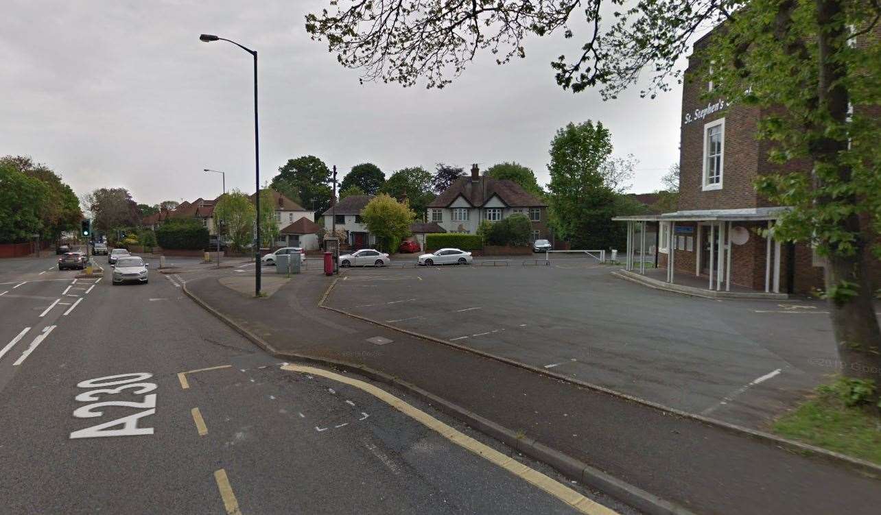 A road has been closed at the junction of Maidstone Road and Walderslade Road in Chatham. Picture: Google Maps (28504211)