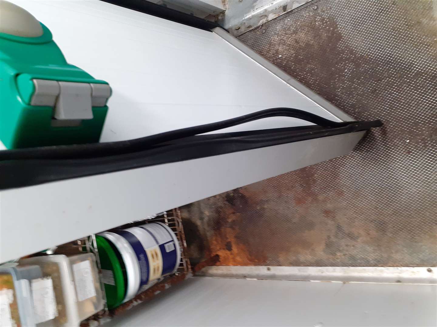 The broken seal to the inter fridge door. Picture: Picture: Gravesend Borough Council
