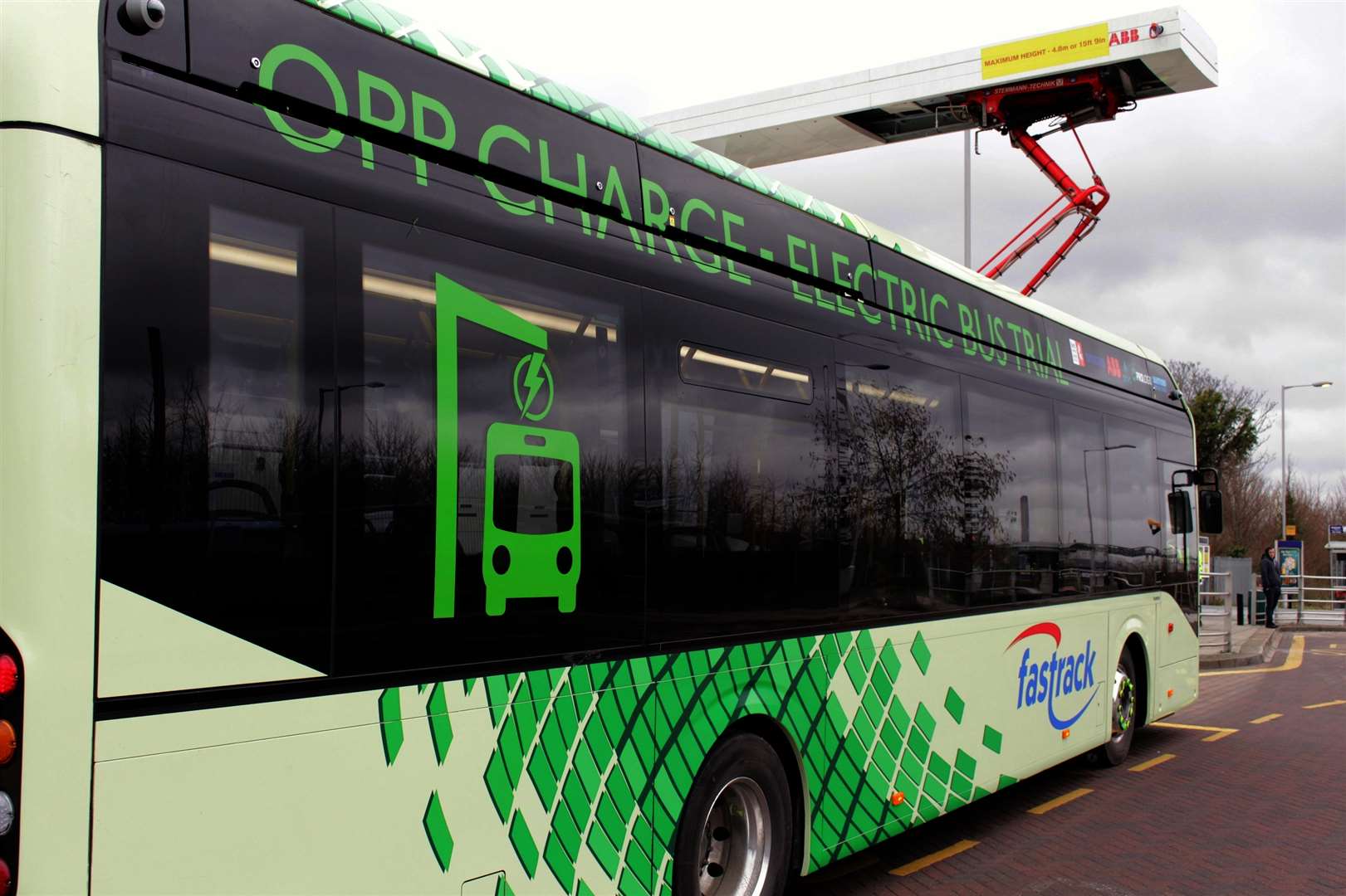 The new electric bus being trialled by Kent County Council (1232159)