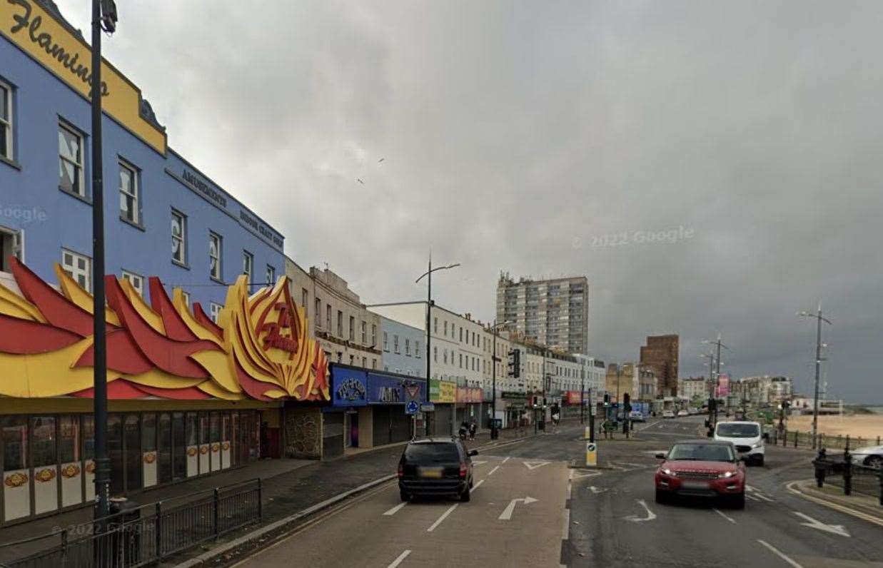 The Flamingo arcade is on Margate seafront. Picture: Google