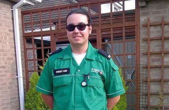 First aider Callum Halls will be at Rochester's Castle Concerts during tonight's game