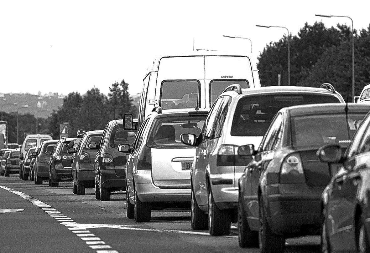 Traffic congestion, jam, queue (1654795)