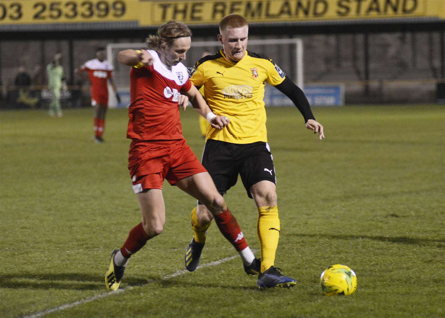 Finn O'Mara in action for Folkestone Picture: Paul Amos