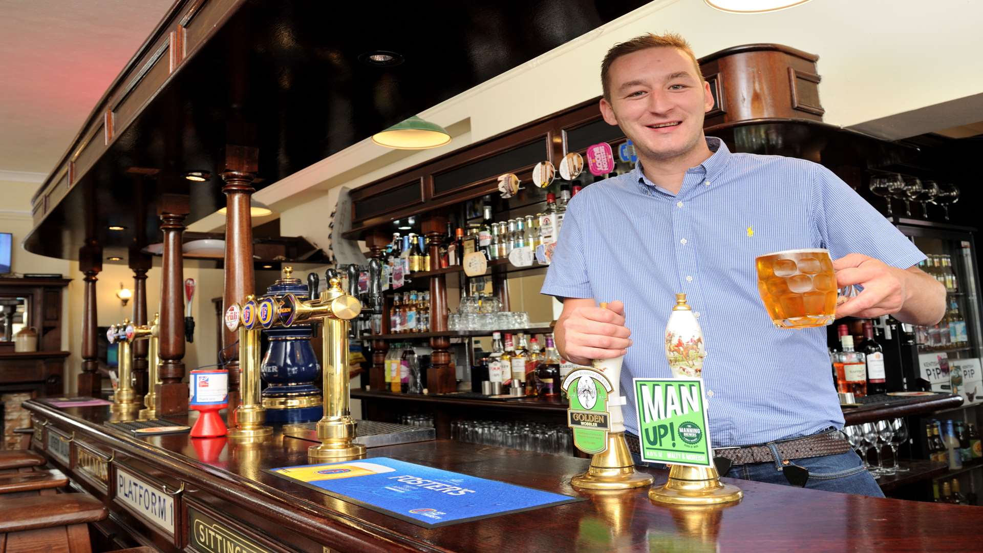 Calum Darcy says he plans to expand the selection of ales