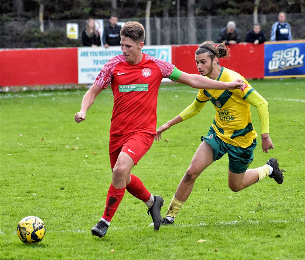 Hythe drew 1-1 with Ashford last weekend. Picture: Randolph File
