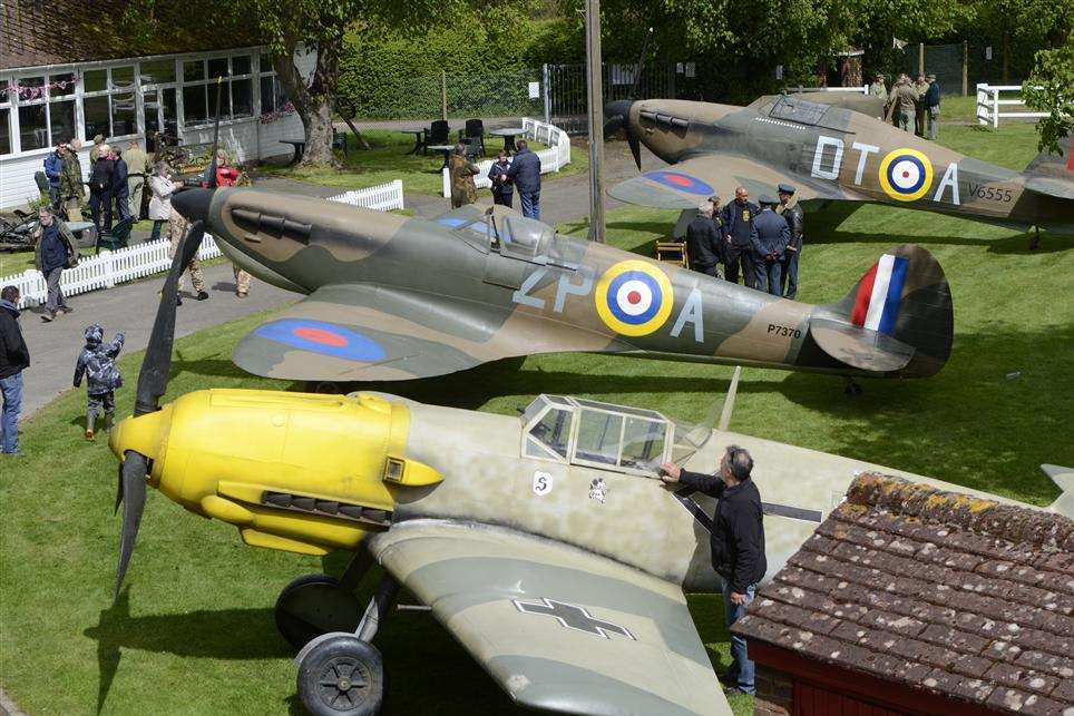 Planes at the launch of War and Peace Revival