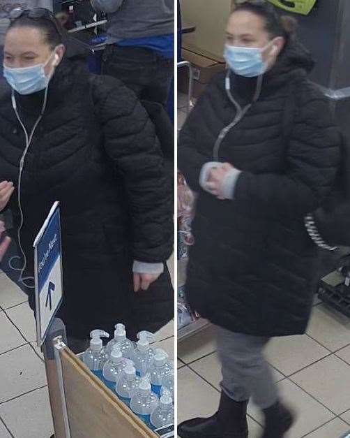 Police would like to speak to this woman. Picture: Kent Police