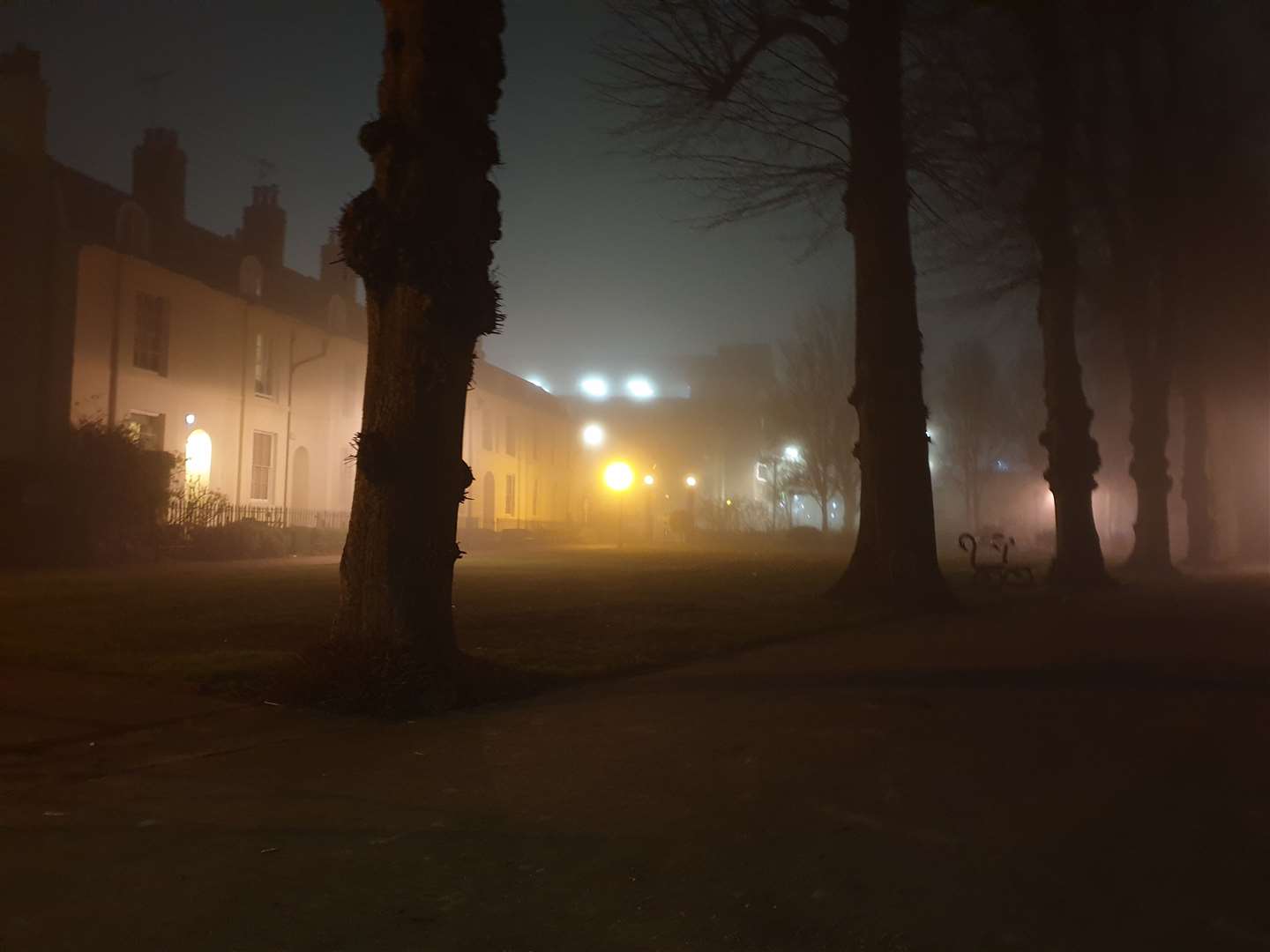 The Dane John Gardens in Canterbury at night (54331194)