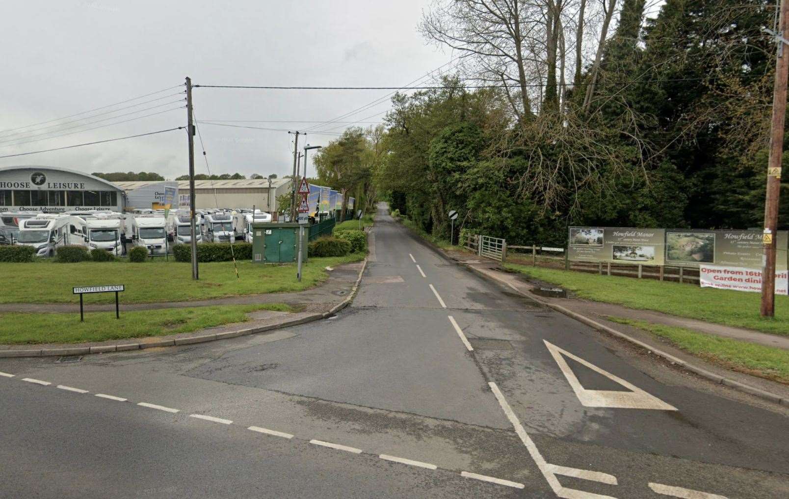 Howfield Lane in Chartham is one of the roads affected. Picture: Google