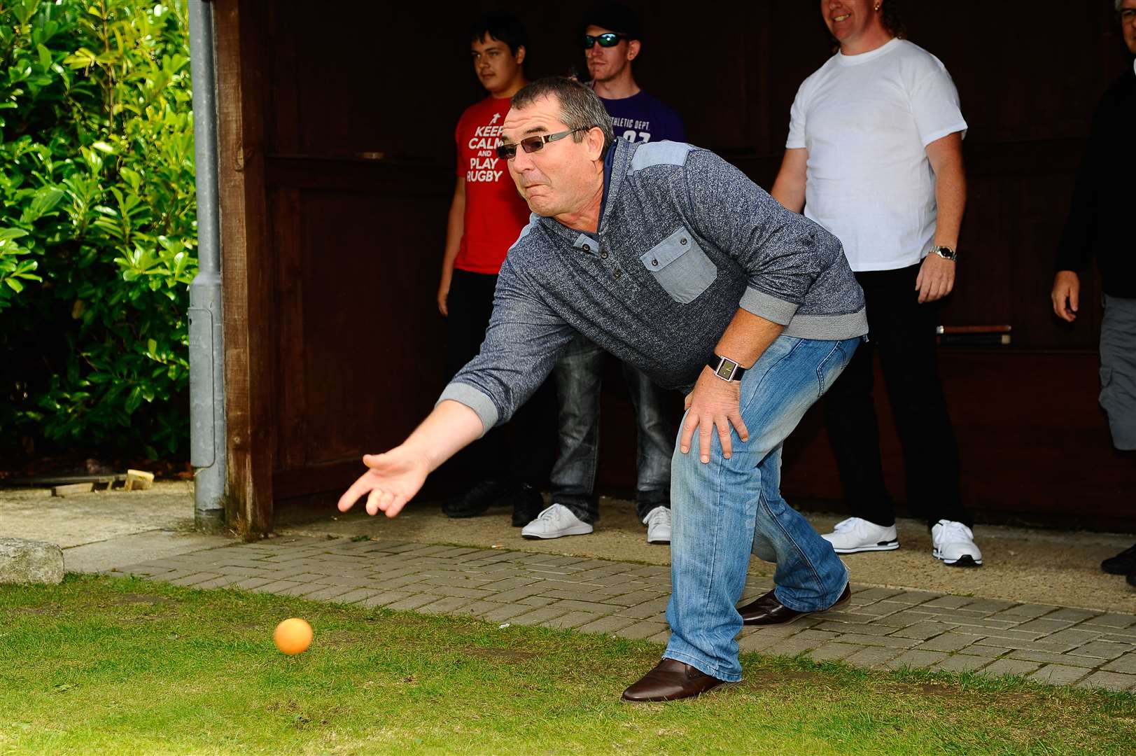 Bowling in action Picture: Alan Langley