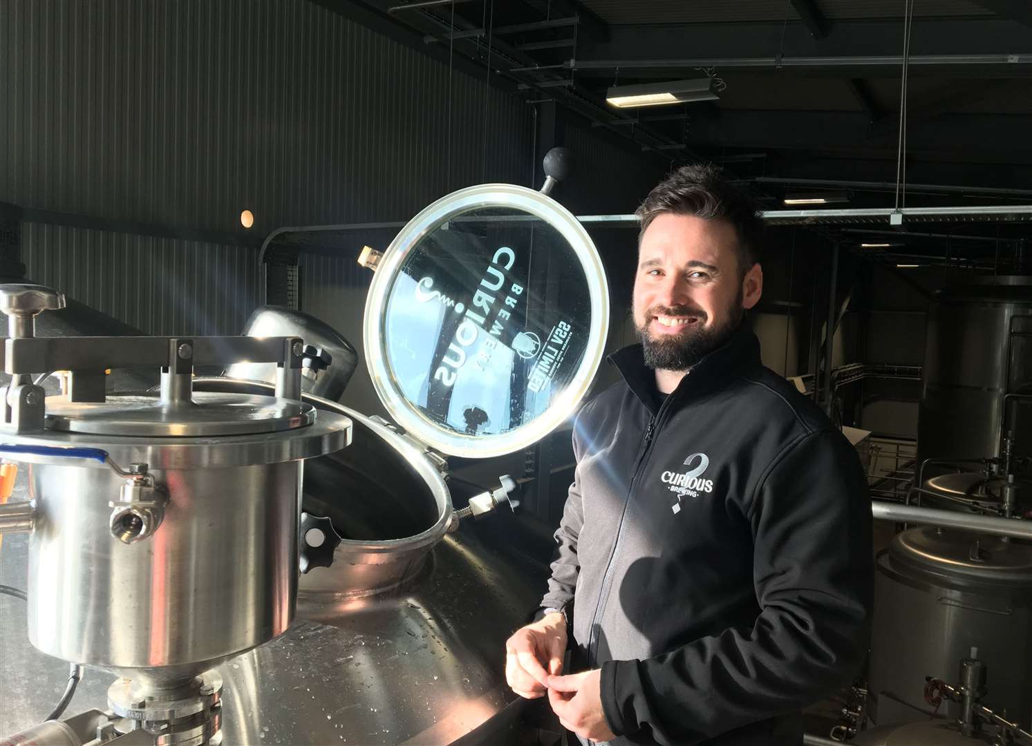 Curious Brewery head brewer Matt Anderson