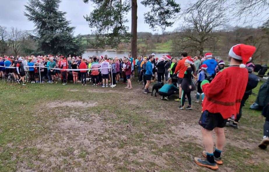 Record numbers are believed to have taken part in a Parkrun event held at Dunorlan Park in Tunbridge Wells. Photo: Royal Tunbridge Wells parkrun