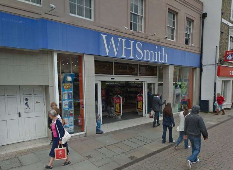 WHSmith store in Week Street, Maidstone. Picture: Google Street View