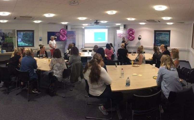 The Kent Women in Football event at Invicta House