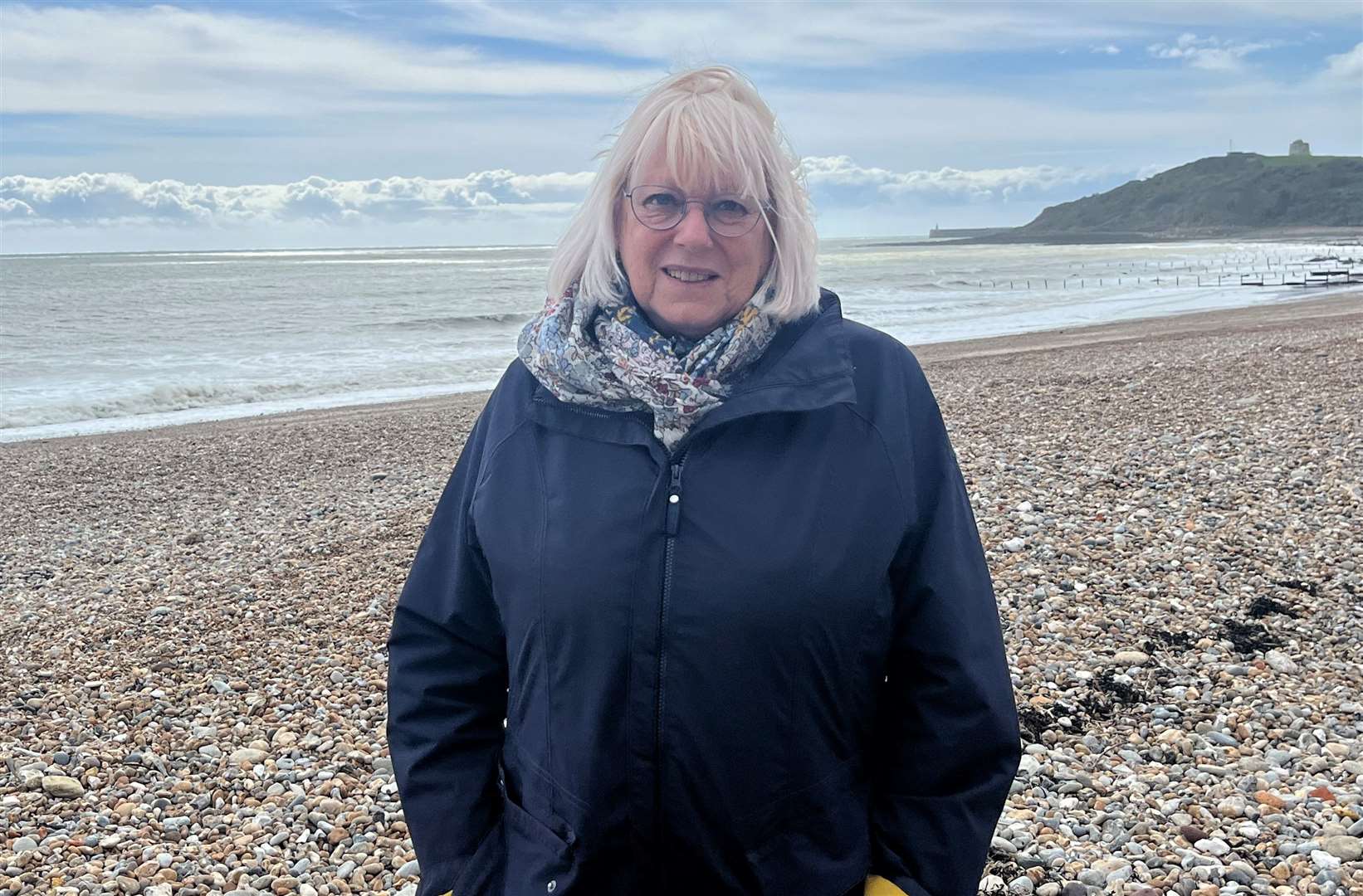 Jean Easney regularly walks on Folkestone Warren and was the worried the recent work could lead to a long term closure